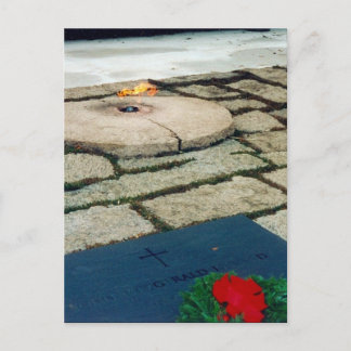 eternal flame jfk postcard
