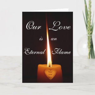 Eternal Flame Valentine's Card