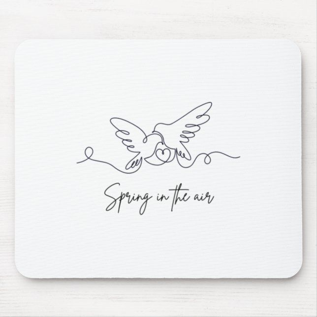 Eternal Flight Love In Motion Sticker  Mouse Pad (Front)