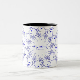 Eternal Flow Koi Art Two-Tone Coffee Mug