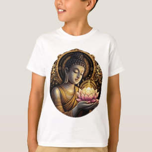 Eternal Grace: Buddha with Sacred Lotus" T-Shirt