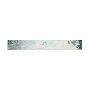 Eternal Grace Elven Wedding Invitation Belly Band