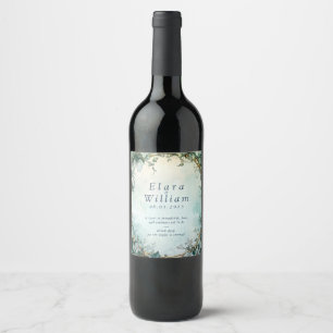 Eternal Grace Elven Wedding Wine Label