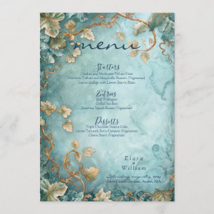 Eternal Grace Fantasy Wedding Menu