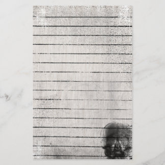 Eternal Grunge Gothic Skull Stationery
