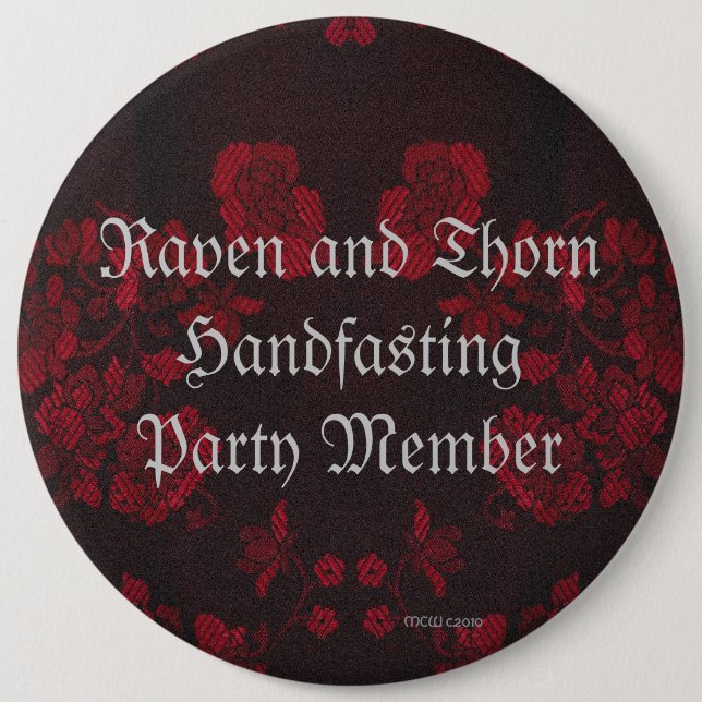 Eternal Handfasting/Wedding Suite 6 Cm Round Badge (Front)