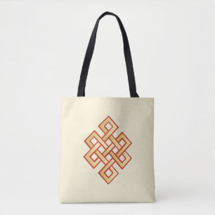 Eternal Knot on Ivory Tote Bag