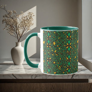 Eternal Knots Celtic Heritage Abstract Art Irish Mug