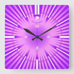 Eternal Light Square Wall Clock