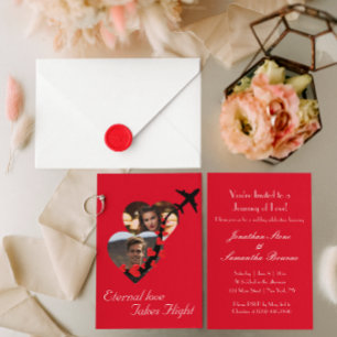 Eternal Love Couple, Photo, Romantic, Wedding Invitation