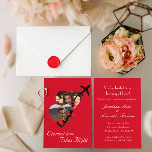 Eternal Love Couple, Photo, Romantic, Wedding Invitation (Creator Uploaded)