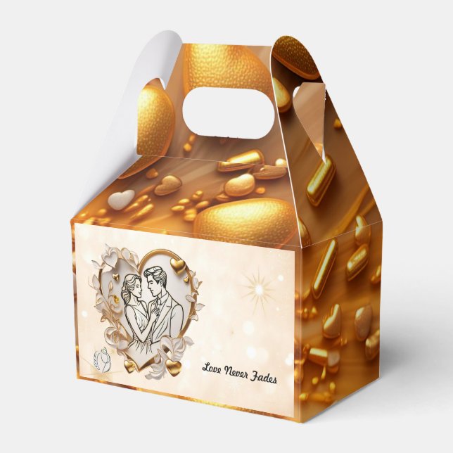 "Eternal Love Design" Favour Box (Front Side)