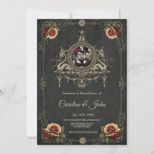 Eternal love in the darkness. invitation