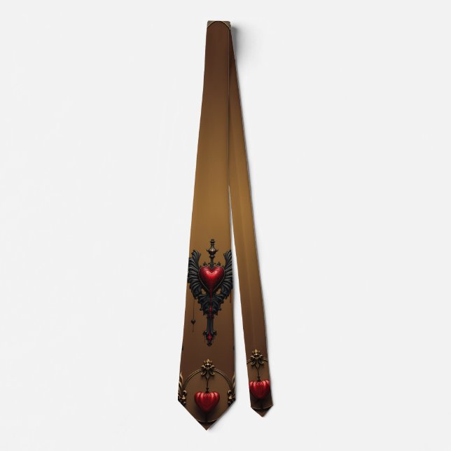 Eternal love in the shadow of Gothic darkness.  Tie (Front)