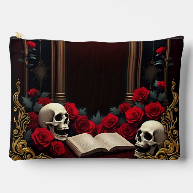 Eternal love in the shadows of darkness,  accessory pouch (Front)