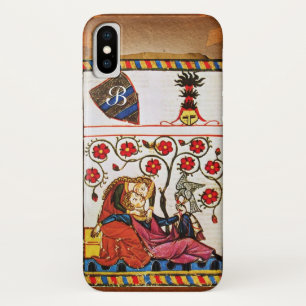 ETERNAL LOVE MONOGRAM parchment Case-Mate iPhone Case