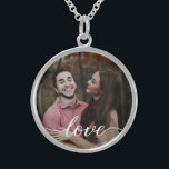"Eternal Love" Personalised Photo Necklace<br><div class="desc">Create an everlasting memory with the "Eternal Love" Personalised Photo Necklace, a gift she will treasure forever. This necklace is an exquisite and heartfelt gesture that allows you to customise it with your favourite photo together, capturing a moment that's dear to both of you. The word "Love" is delicately scripted...</div>