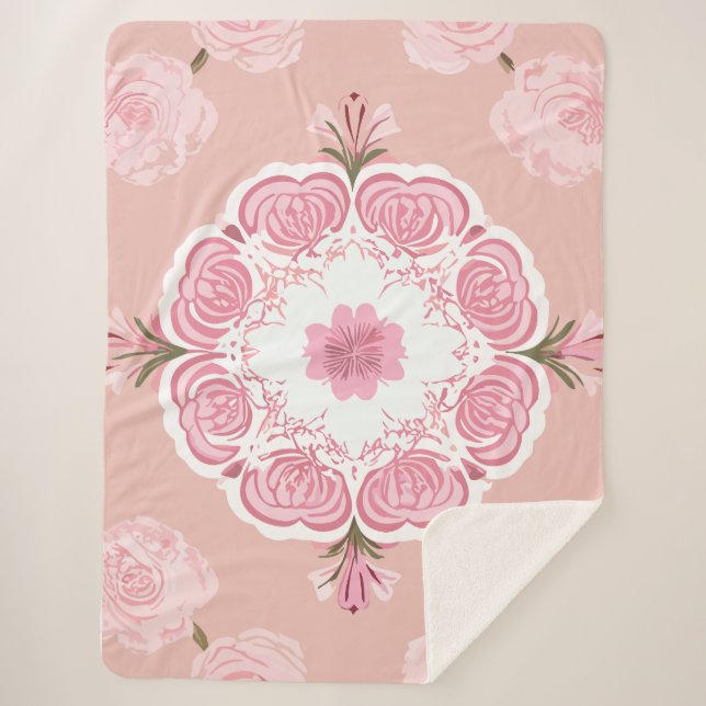 Eternal Love Sherpa Blanket (Front)