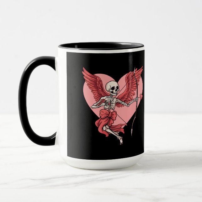 Eternal Love Skeleton Angel Mug (Left)