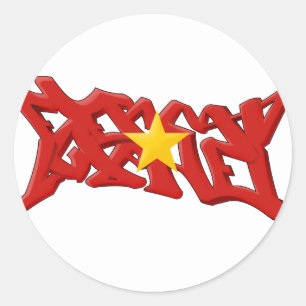 Eternal Lyphe Vietnam Classic Round Sticker