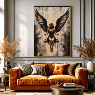 Eternal Night Angel Canvas Print