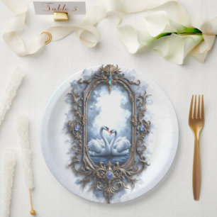 Eternal Reflection – The Swanheart Union.  Paper Plate