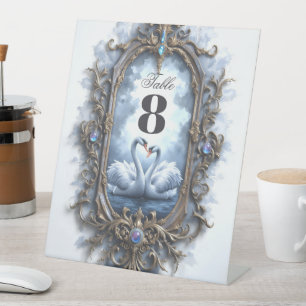 Eternal Reflection – The Swanheart Union. Pedestal Sign