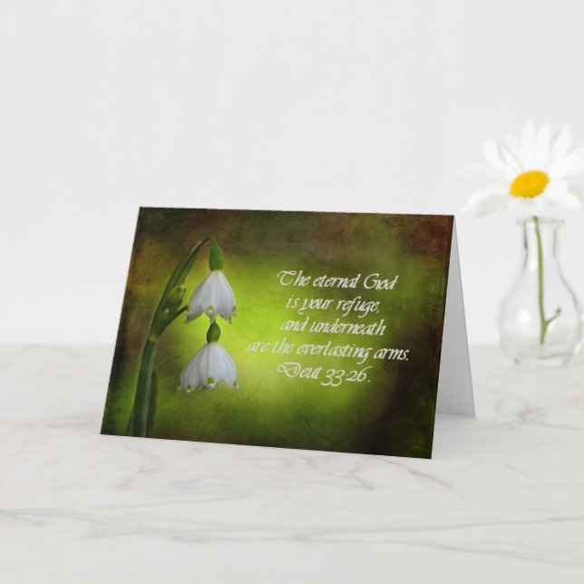 Eternal Refuge Inspirational Card (Small Plant)