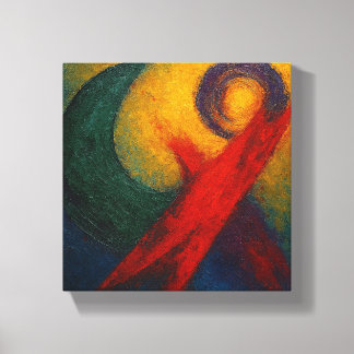 "Eternal Resonance" Kutani Cycle Abstract Canvas Print