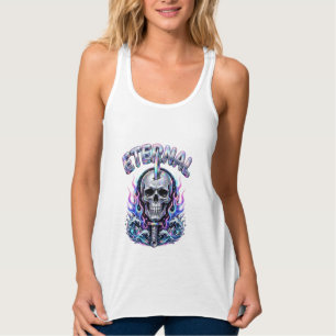 Eternal Skull Cyberpunk Fire Singlet