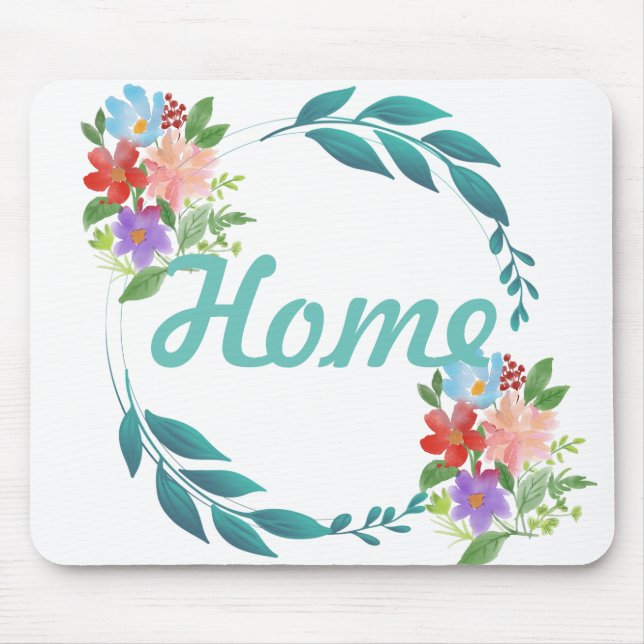 Eternal Spring Colours & Flowers Mouse Pad (Front)