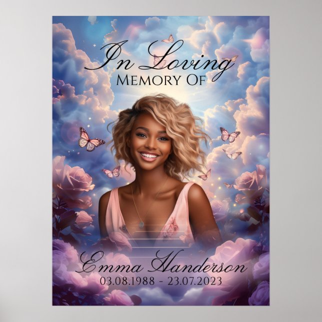 Eternal Stairway Memorial Poster (Front)