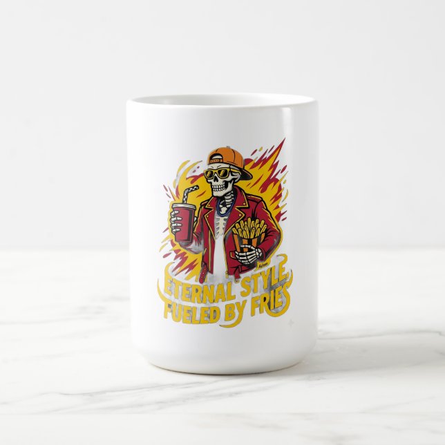 Eternal Style Fuelled By Fries Coffee Mug (Center)