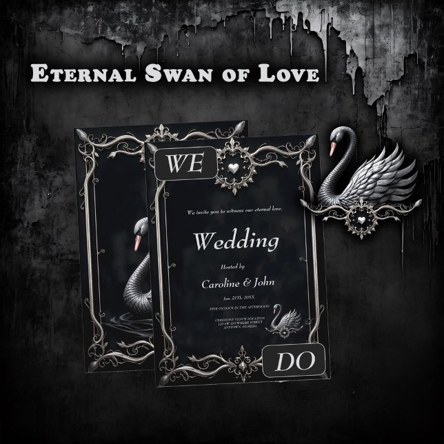 Eternal Swan of Love, Forever Begins Here.  Invitation (Creator Uploaded)