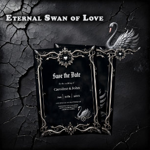 Eternal Swan of Love, Forever Begins Here. Save The Date