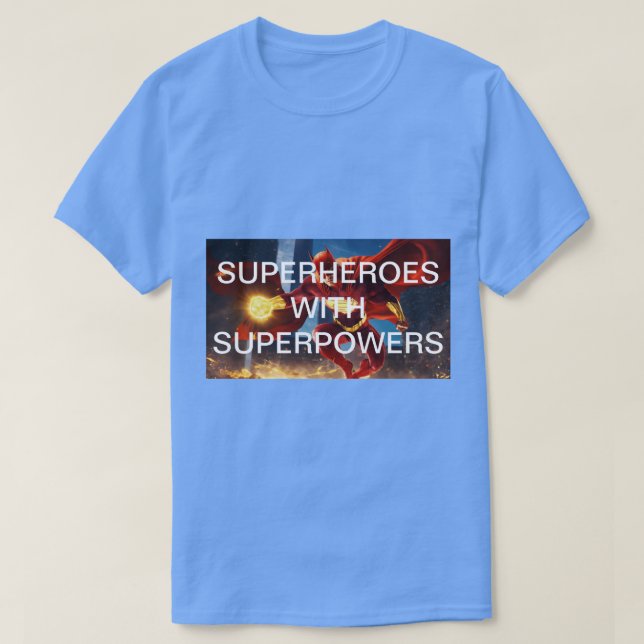 "Eternal Vigilance: Superheroes Unleashed Tattoo  T-Shirt (Design Front)