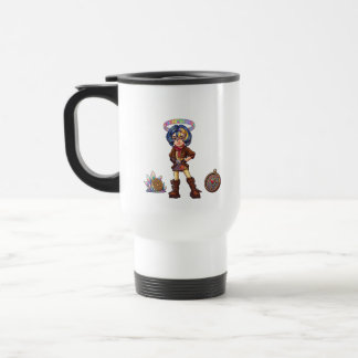 Eternal Voyager: Embroidered Cele Travel Mug