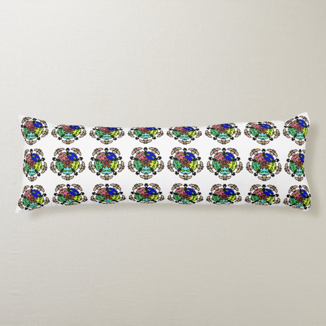 Eternal Zen Garden Body Cushion (Front)