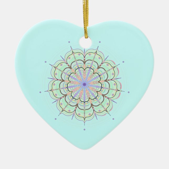 EternalJourney191 Ceramic Tree Decoration (Front)