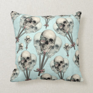 Eternally Sweet Skull Lollipops Cushion