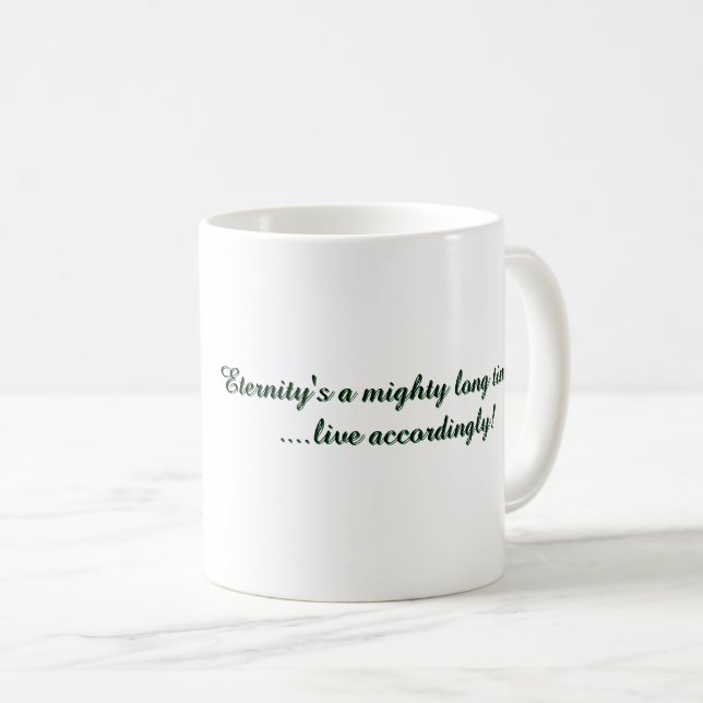 Eternity Classic Mug, 11 oz Coffee Mug (Front Right)