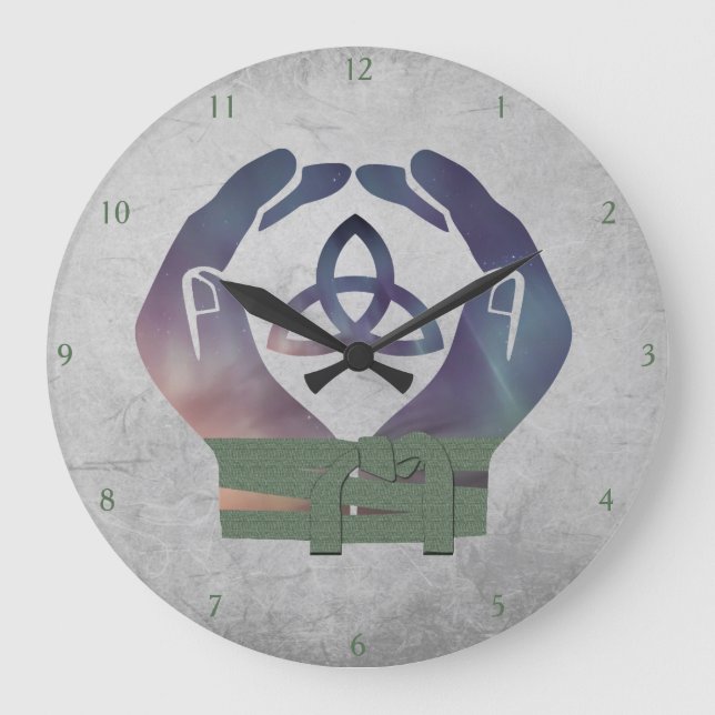 Eternity Handfasting Clock for Pagan Couples (Front)