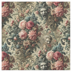 Eternity is Often Enough – Gothic Classic Tile Fabric
