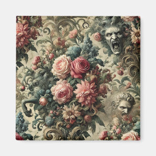 Eternity is Often Enough – Gothic Floral Design Magnet