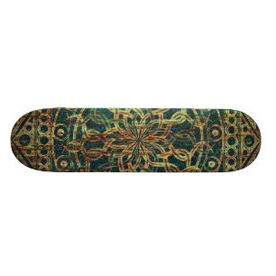 Eternity Mandala Weathered Skateboard