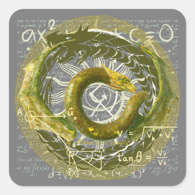 Eternity Square Sticker (Front)