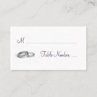 Eternity Wedding Place Card