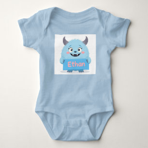 Ethan's Epic Monster Adventure Baby Bodysuit