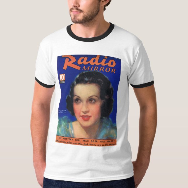 Ethel Merman RADIO MIRROR Magazine Cover 1935 T-Shirt (Front)