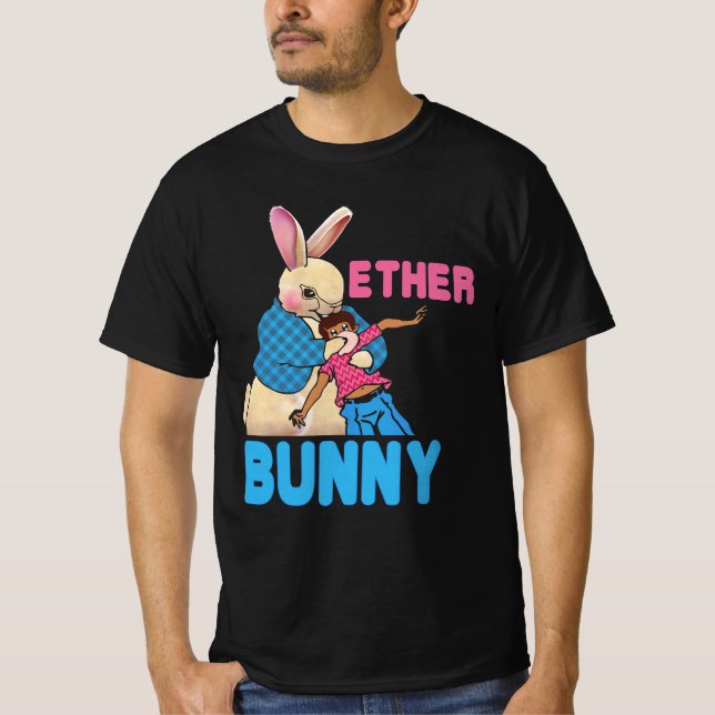 Ether Bunny Criminal Kidnap Boy Horror Easter Day  T-Shirt (Front)